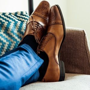 UNDANDY Calf Leather Dress Shoes